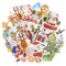 Wrapables Holiday Scrapbooking Washi Stickers, DIY Crafts for Stationery, Diary, Card Making (60 pcs)